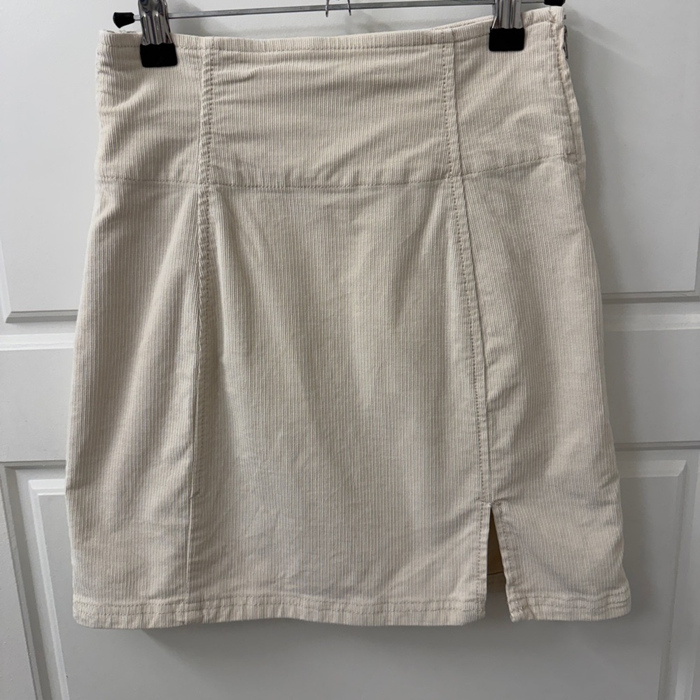 Free People Holding Onto A Dream Cord Mini Skirt